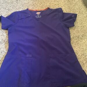 Purple women’s scrub top